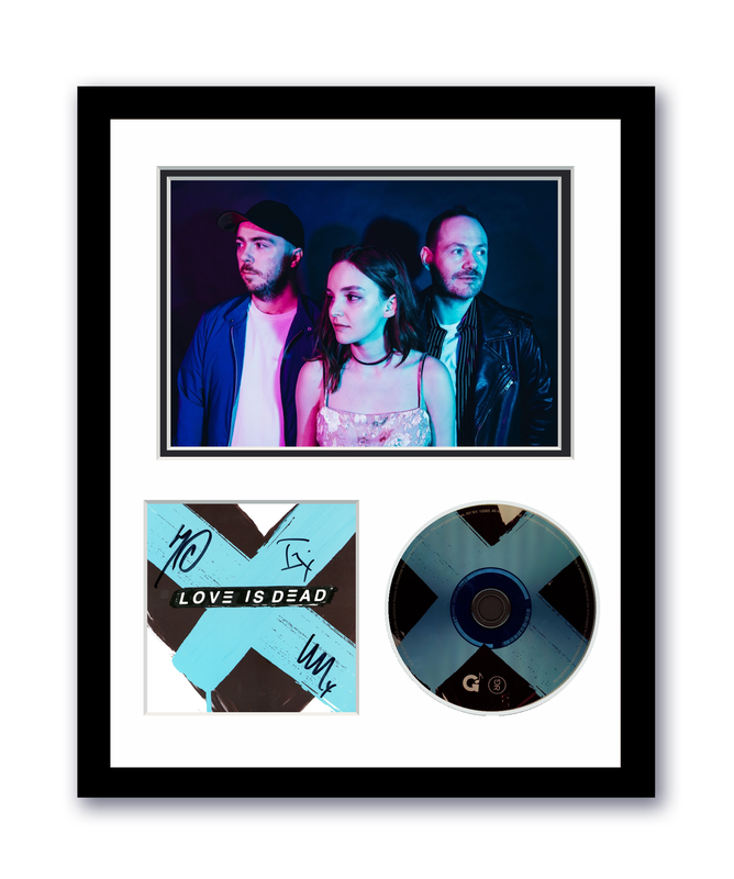 Item # 175278 - Chvrches Autographed Signed 11x14 Custom Framed CD Photo Love Is Dead ACOA