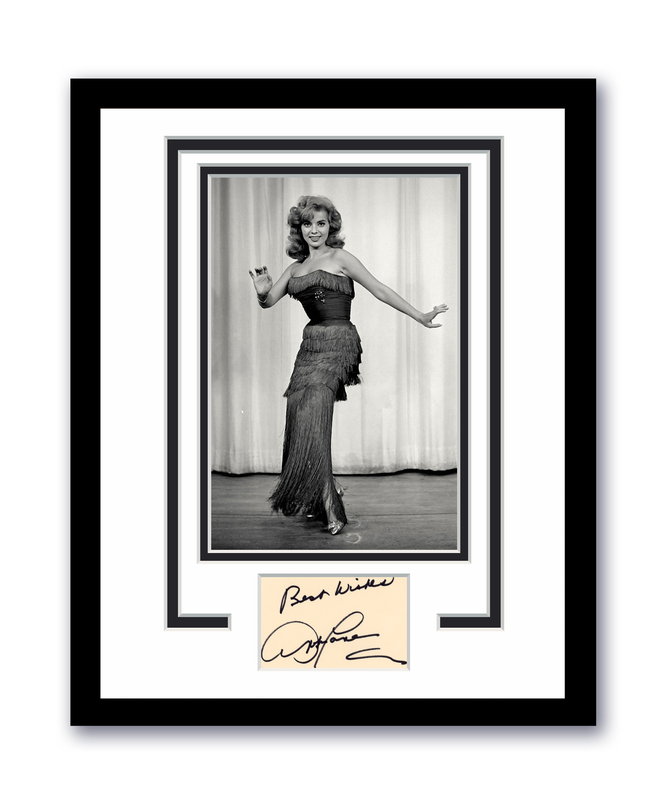 Item # 180871 - Abbe Lane Autographed Signed 11x14 Framed Photo