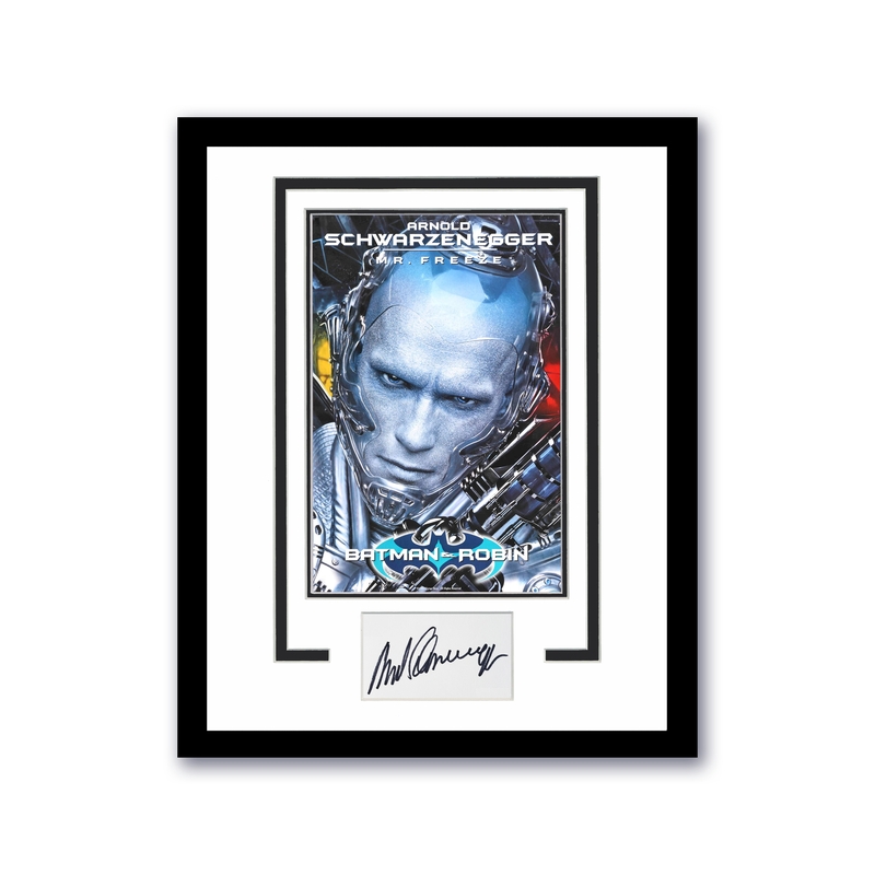 Item # 180558 - Mr. Freeze Arnold Schwarzenegger Autographed 11x14 Framed Photo Batman ACOA
