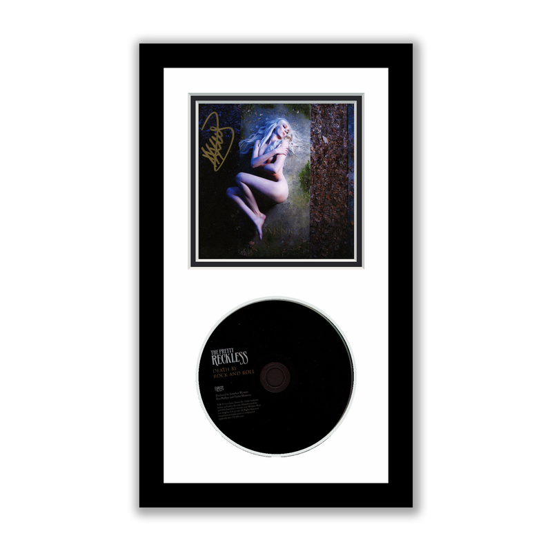Item # 175756 - Pretty Reckless Autographed Framed CD Death by Rock and Roll Taylor Momsen ACOA