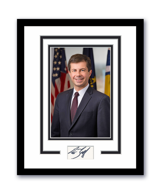 Item # 180065 - Mayor Pete Buttigieg Autographed Signed 11x14 Framed Photo Gay ACOA