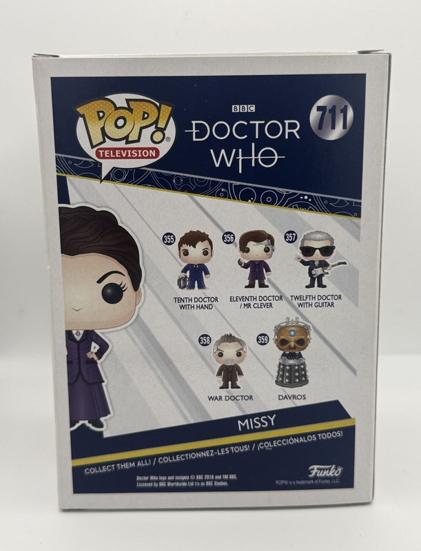 Item # 203031 - Michelle Gomez "Doctor Who" AUTOGRAPH Signed 'Missy' 711 Funko Pop Figure B