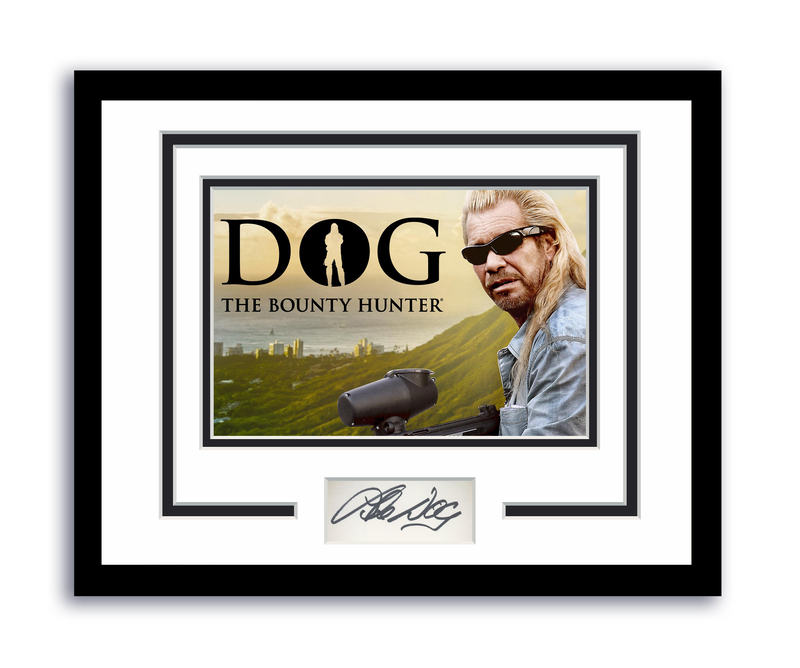 Item # 196631 - Dog The Bounty Hunter Duane Chapman Autographed Signed 11x14 Framed Photo ACOA