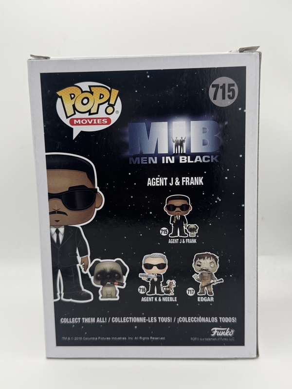 Item # 203062 - Will Smith "Men in Black" AUTOGRAPH Signed 'Agent J & Frank' 715 Funko Pop