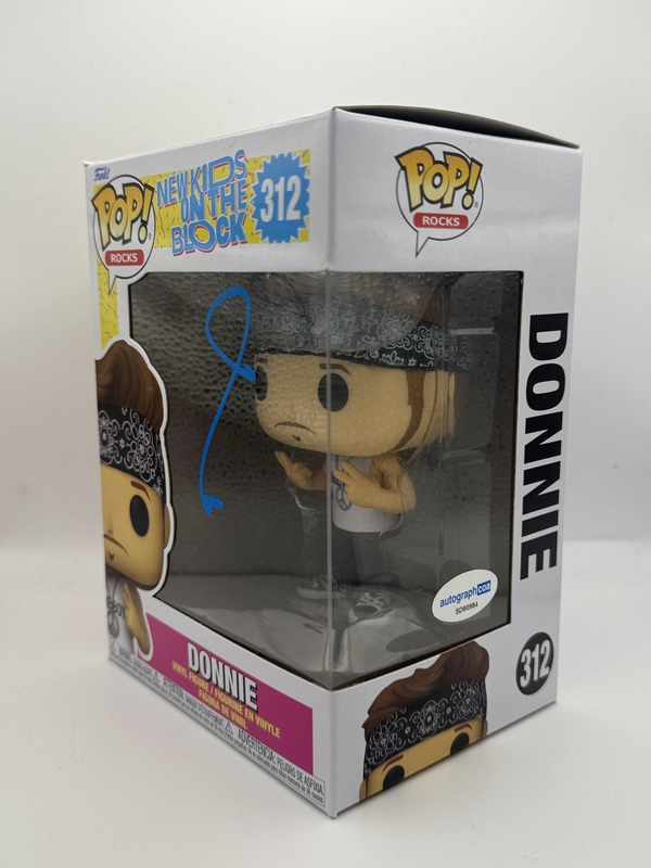 Item # 203066 - Donnie Wahlberg "New Kids on the Block" AUTOGRAPH Signed NKOTB 312 Funko Pop B