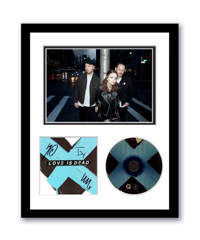 Item # 175279 - Chvrches Autographed Signed 11x14 Custom Framed CD Photo Love Is Dead ACOA