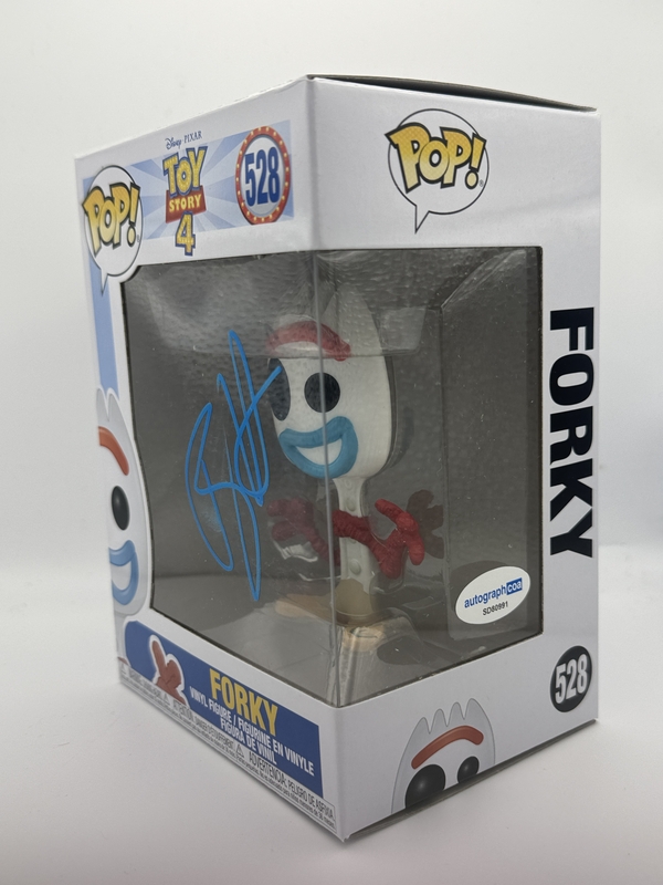 Item # 203073 - Tony Hale "Toy Story 4" AUTOGRAPH Signed 'Forky' 528 Funko Pop Vinyl Figure