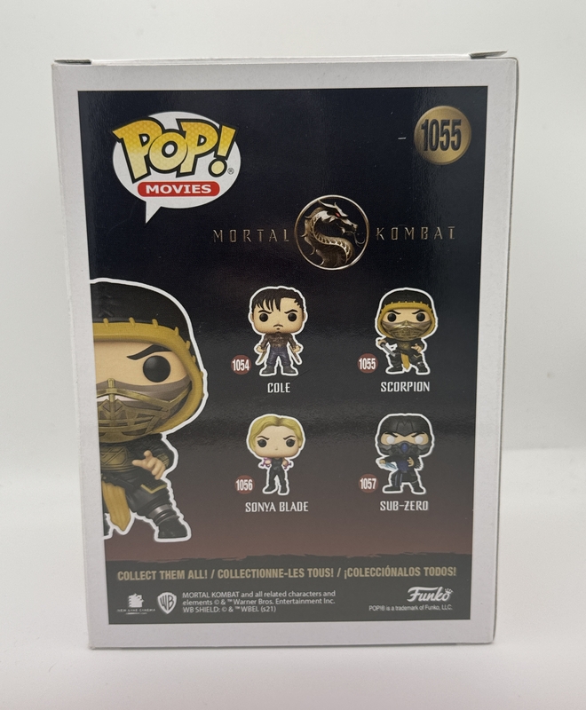 Item # 203074 - Hiroyuki Sanada "Mortal Kombat" AUTOGRAPH Signed Scorpion 1058 Funko Pop B