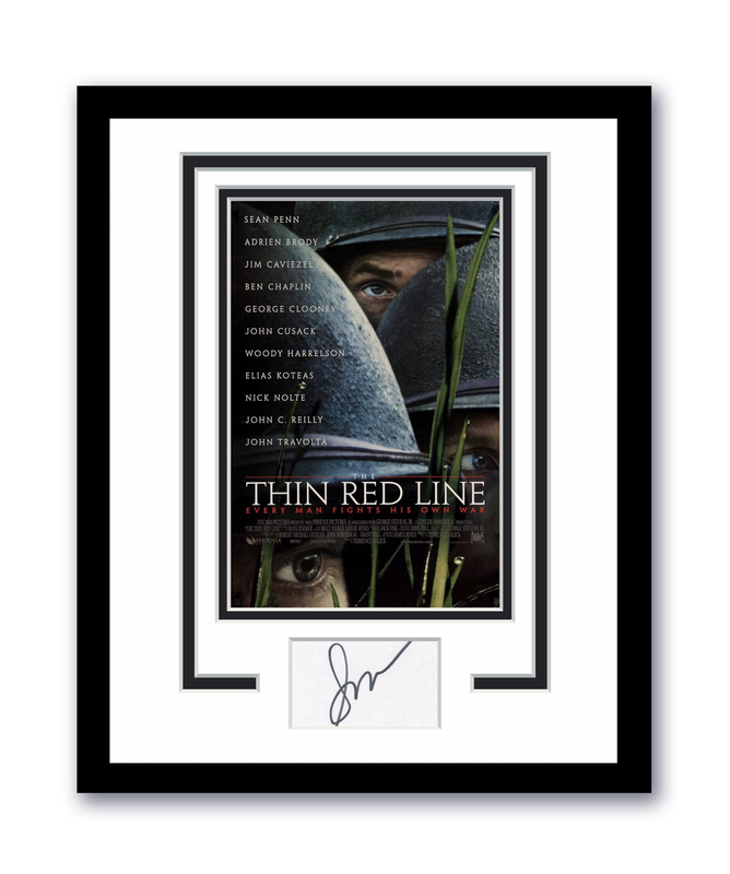 Item # 196641 - Thin Red Line Sean Penn Autographed Signed 11x14 Framed Photo ACOA