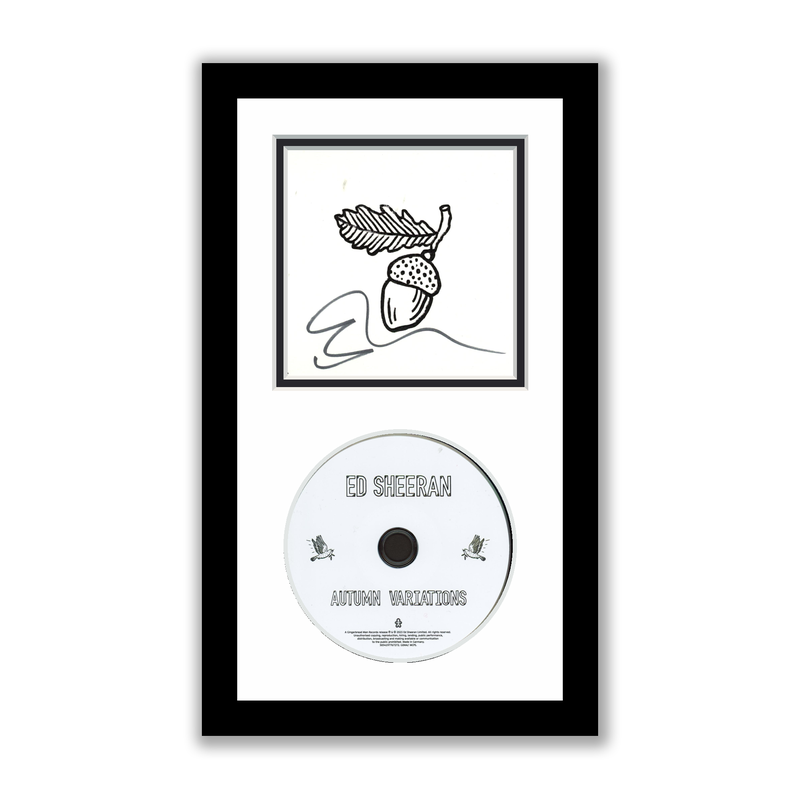 Item # 206491 - Ed Sheeran Autographed Signed Framed CD Autumn Variations Single ACOA