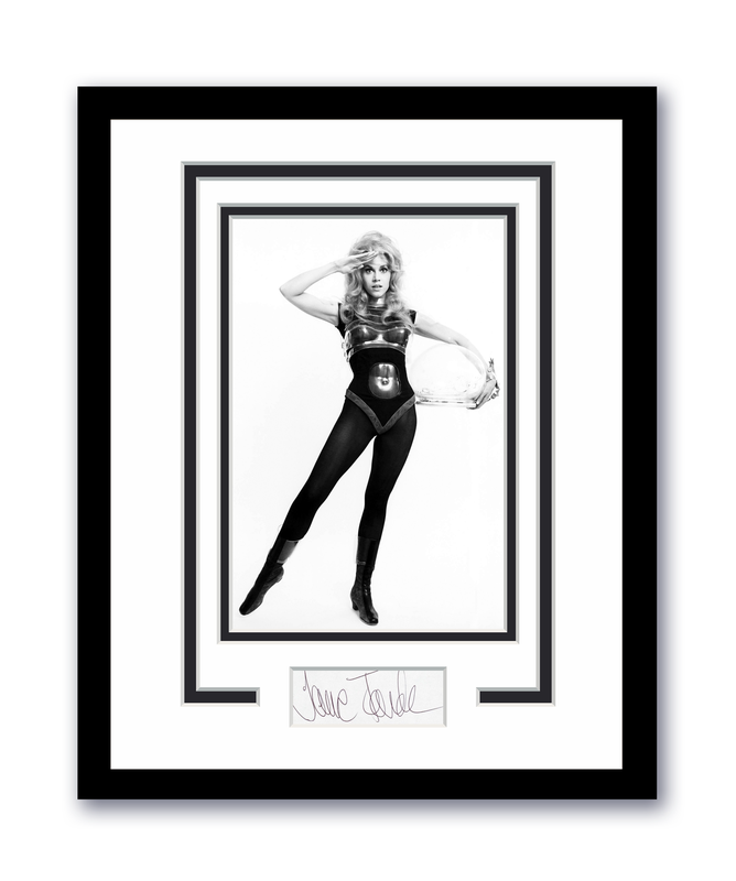 Item # 194750 - Barbarella Jane Fonda Autographed Signed 11x14 Framed Photo ACOA