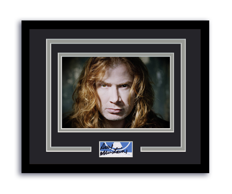 Item # 193677 - Megadeth Dave Mustaine Autographed Signed 11x14 Framed Photo ACOA