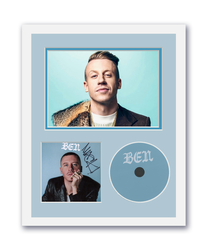 Item # 186342 - Macklemore Autographed Signed 11x14 Custom Framed CD Photo Ben ACOA