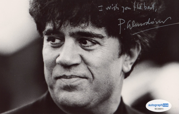 Item # 171233 - Pedro Almodovar "Pain and Glory" Director AUTOGRAPH Signed 5x8 Photo