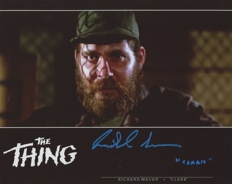Item # 206614 - Richard Masur "The Thing" AUTOGRAPH Signed 'Clark' Autographed 8x10 Photo