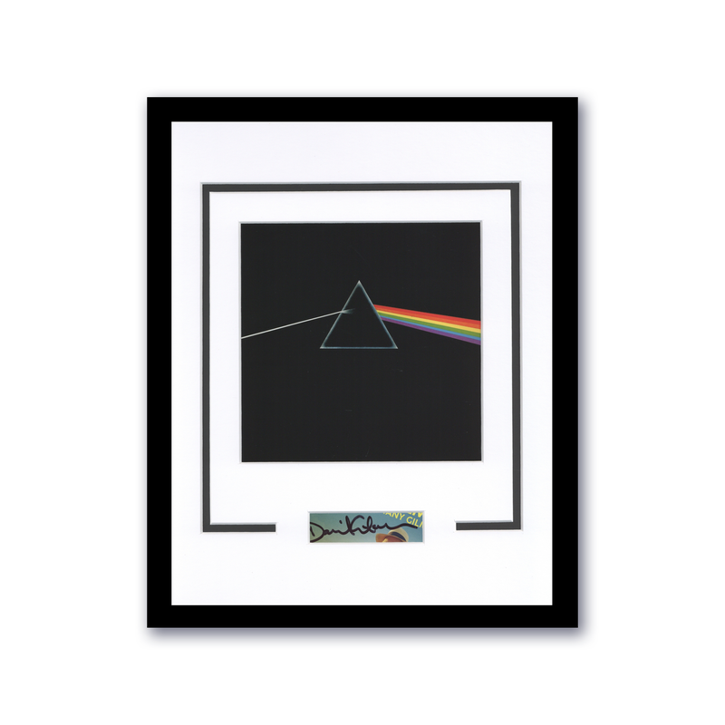 Item # 190865 - Pink Floyd David Gilmour Autograph 11x14 Framed Photo Dark Side Of The Moon ACOA