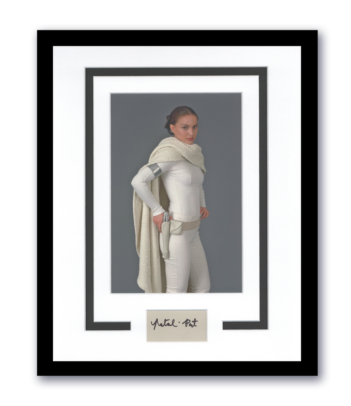 Item # 206213 - Star Wars Natalie Portman Autograph 11x14 Framed Poster Photo ACOA