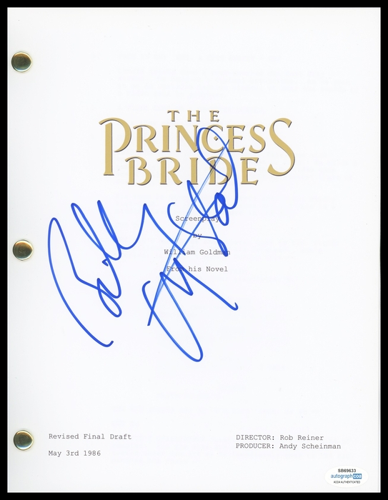 Item # 165101 - Billy Crystal "The Princess Bride" AUTOGRAPH Signed Full Script Screenplay