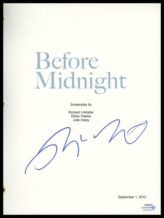Item # 165122 - Richard Linklater "Before Midnight" AUTOGRAPH Signed Full Script Screenplay