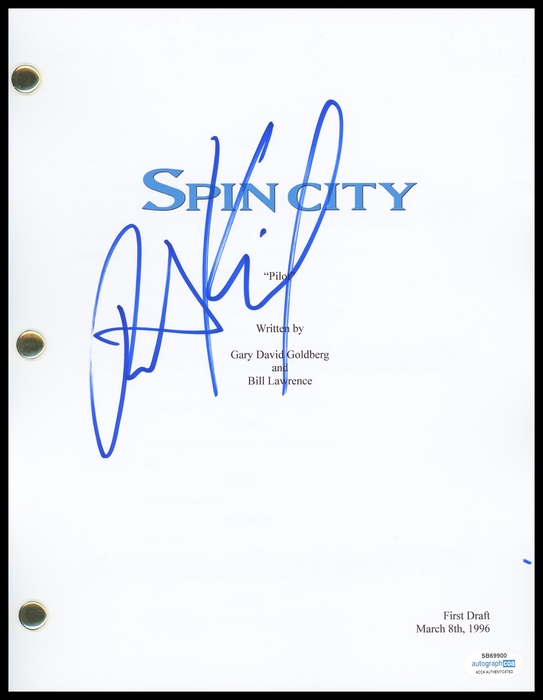 Item # 167276 - Richard Kind "Spin City" AUTOGRAPH Signed Complete Pilot Episode Script