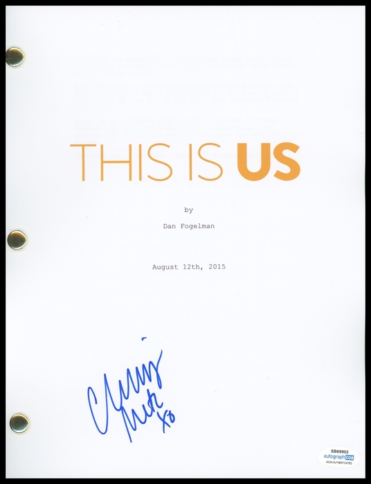 Item # 167278 - Chrissy Metz "This Is Us" AUTOGRAPH Signed Complete Pilot Episode Script