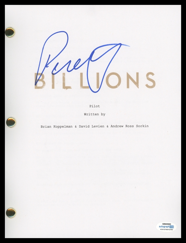Item # 202944 - Paul Giamatti "Billions" AUTOGRAPH Signed Complete Pilot Episode Script