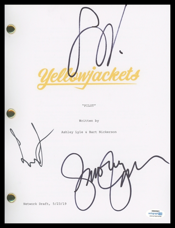 Item # 202945 - Sophie Nelisse, Sammi Hanratty & Tawny Cypress "Yellowjackets" SIGNED Script C