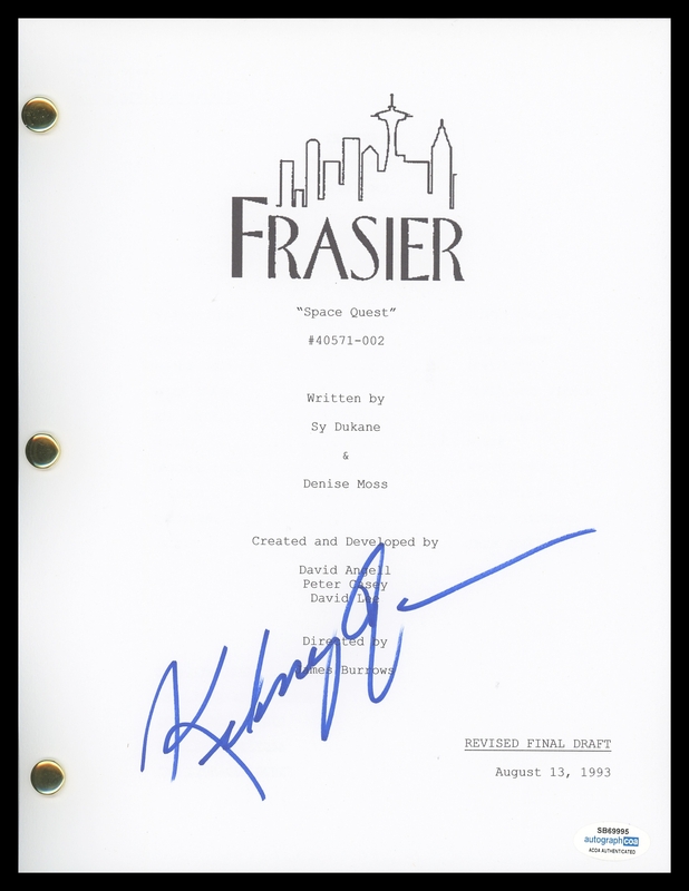 Item # 202958 - Kelsey Grammer "Frasier" AUTOGRAPH Signed Full 'Space Quest' Episode Script