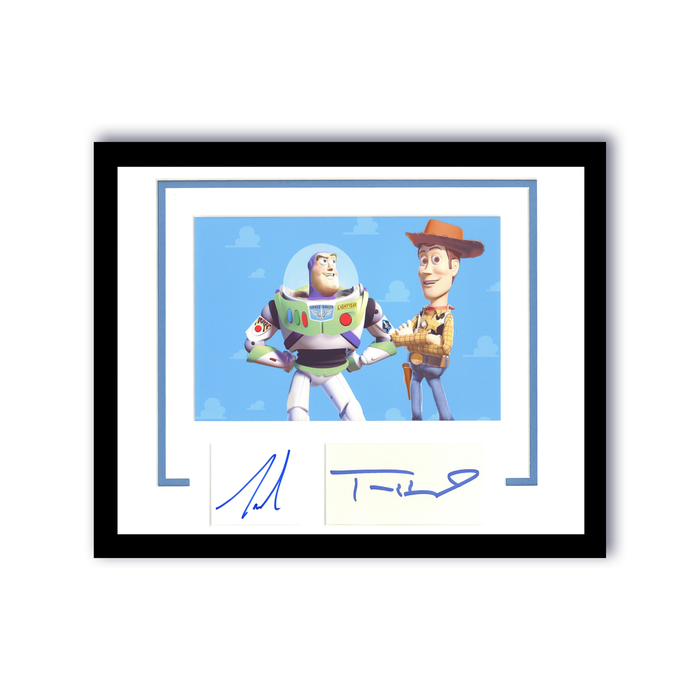 Item # 167710 - Tim Allen & Tom Hanks "Toy Story" AUTOGRAPH Signed Framed 11x14 Display