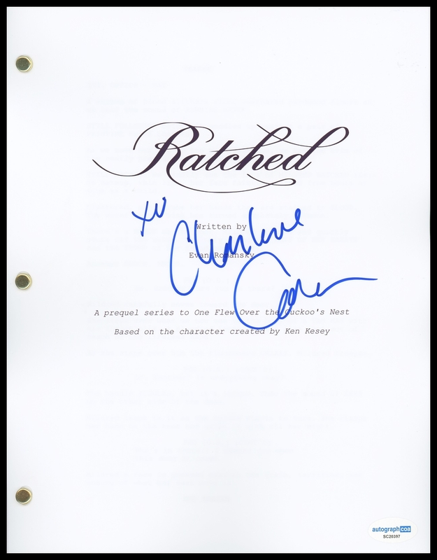 Item # 175834 - Charlie Carver "Ratched" AUTOGRAPH Signed Complete Pilot Episode Script
