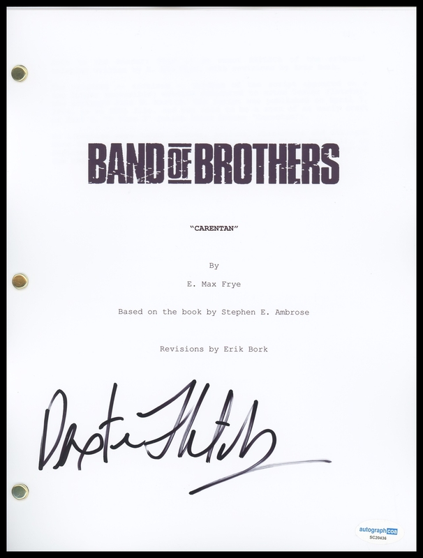 Item # 175873 - Dexter Fletcher "Band of Brothers" AUTOGRAPH Signed 'Carentan' Episode Script
