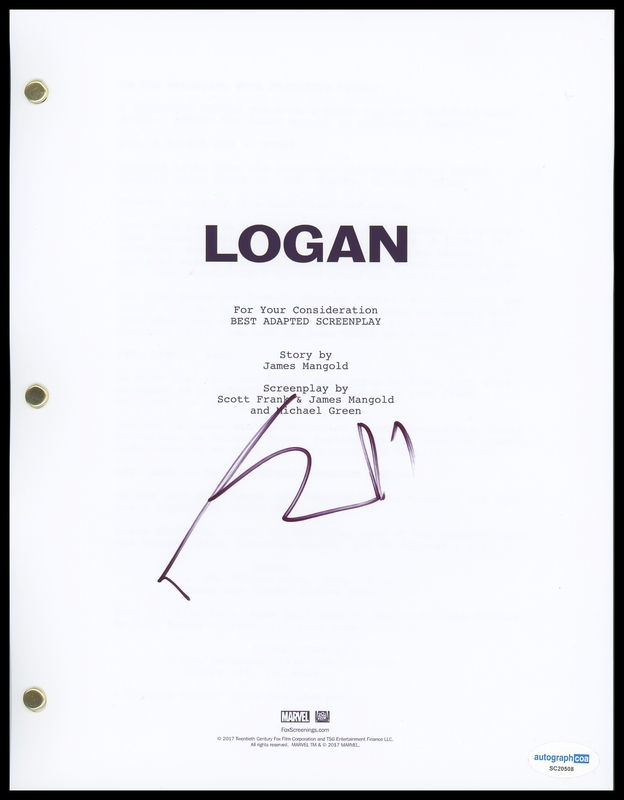 Item # 176068 - Boyd Holbrook "Logan" AUTOGRAPH Signed Full Complete Script Screenplay
