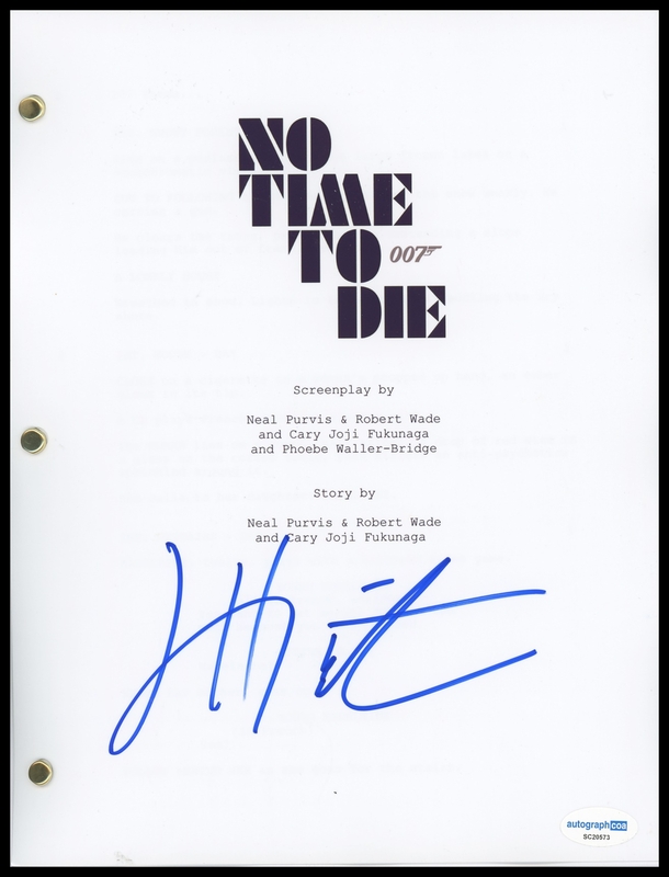 Item # 176133 - Jeffrey Wright "No Time to Die" AUTOGRAPH Signed 007 Script Screenplay B