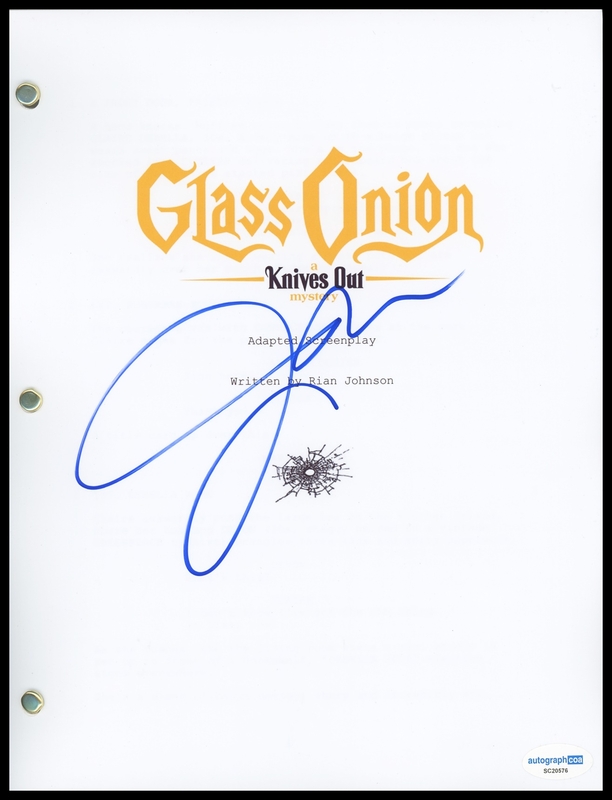Item # 176136 - Janelle Monae "Glass Onion: A Knives Out Mystery" SIGNED Script Screenplay