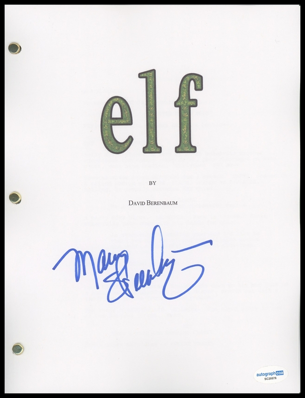 Item # 176138 - Mary Steenburgen "Elf" AUTOGRAPH Signed Full Complete Script Screenplay