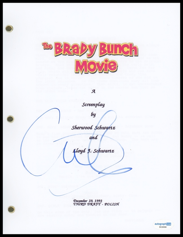 Item # 176158 - Christine Taylor "The Brady Bunch Movie" AUTOGRAPH Signed Script Screenplay