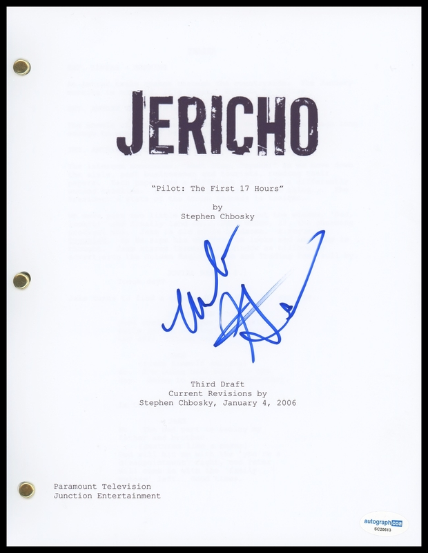 Item # 176173 - Michael Gaston "Jericho" AUTOGRAPH Signed Complete Pilot Episode Script B