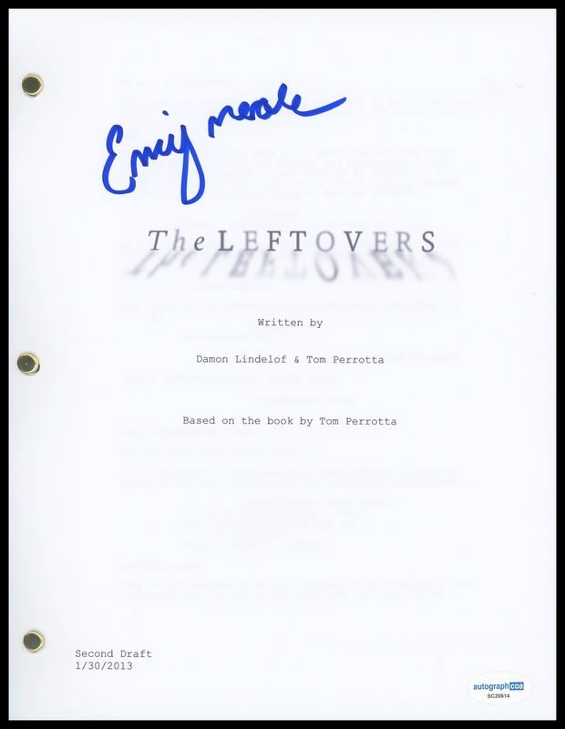 Item # 176174 - Emily Meade "The Leftovers" AUTOGRAPH Signed Complete Pilot Episode Script