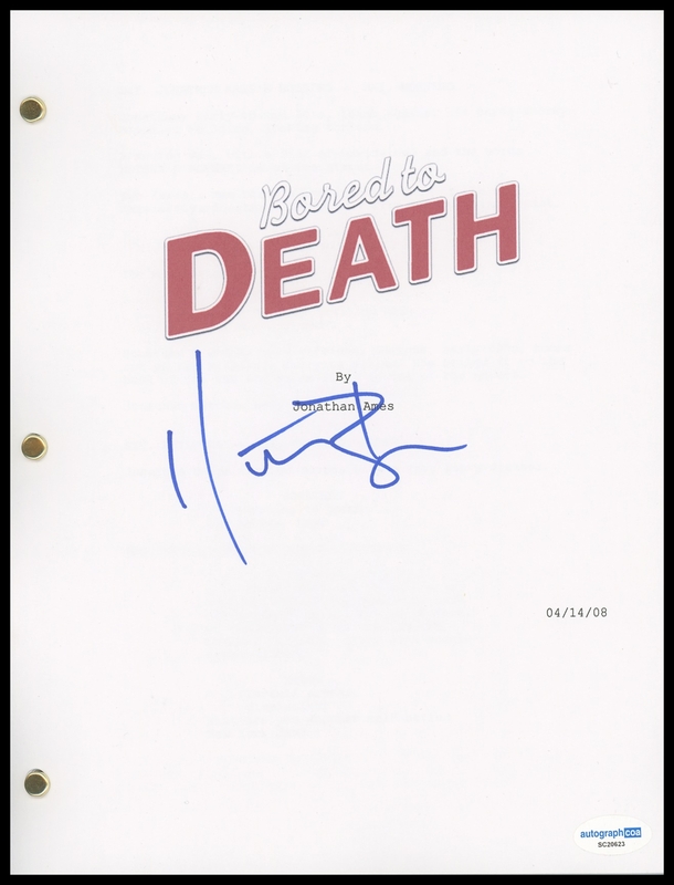 Item # 176183 - Heather Burns "Bored to Death" AUTOGRAPH Signed Full Pilot Episode Script