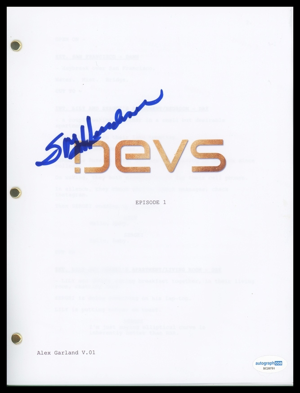 Item # 180736 - Stephen McKinley Henderson "Devs" AUTOGRAPH Signed Pilot Episode Script