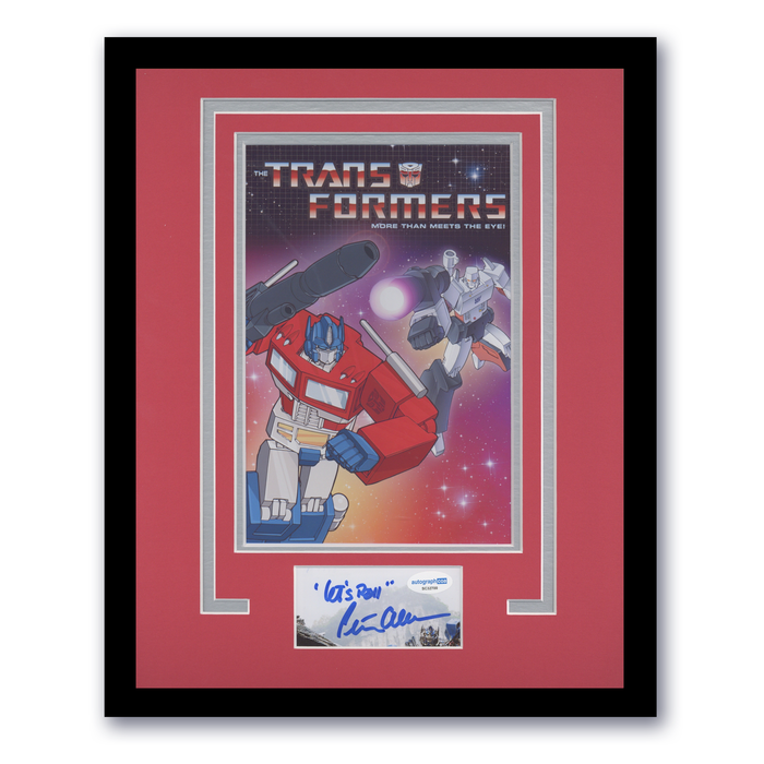 Item # 169082 - Peter Cullen "The Transformers" SIGNED 'Optimus Prime' Framed 11x14 Display
