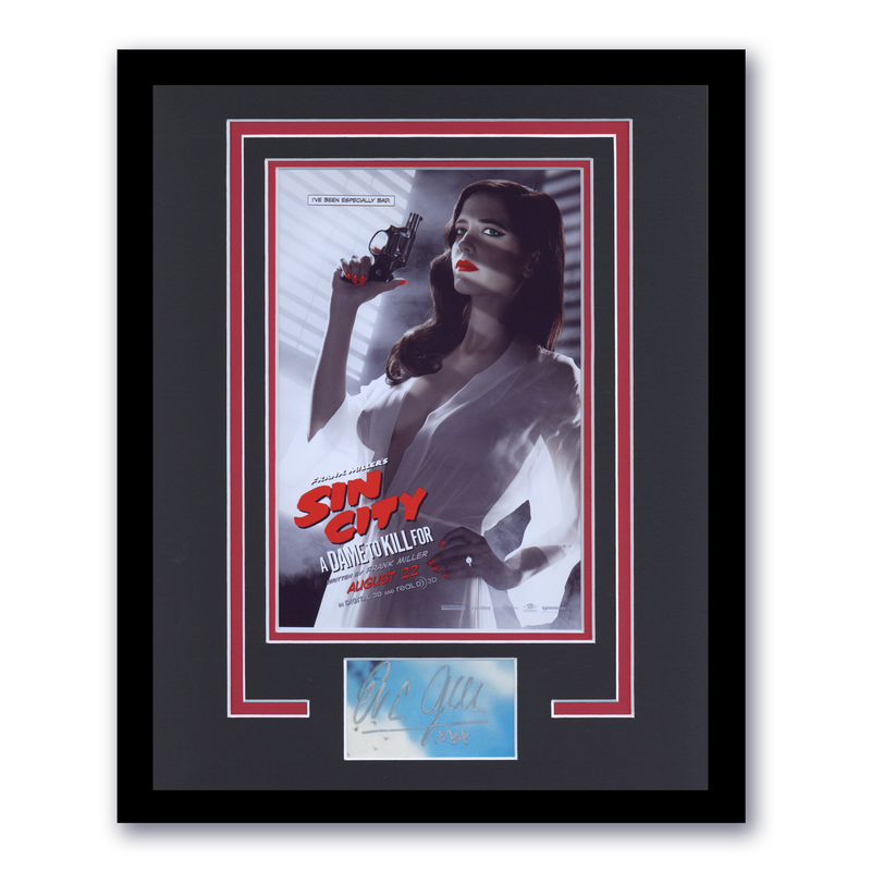 Item # 175051 - Eva Green "Sin City: A Dame to Kill For" AUTOGRAPH Signed Framed 11x14 Display