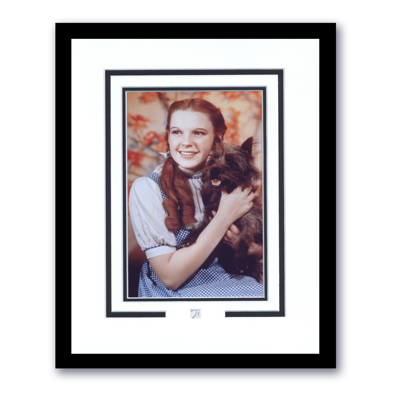 Item # 175052 - Judy Garland "The Wizard of Oz" AUTOGRAPH Signed Initials Framed 11x14 Display