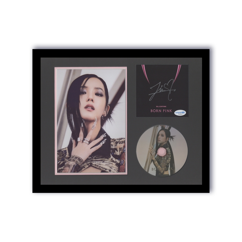 Blackpink Jisoo Autographed Signed 11x14 Framed CD Photo