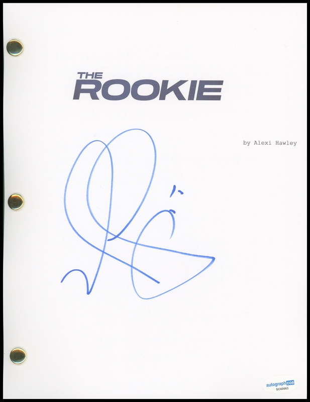 Item # 180792 - Nathan Fillion "The Rookie" AUTOGRAPH Signed Complete Pilot Episode Script