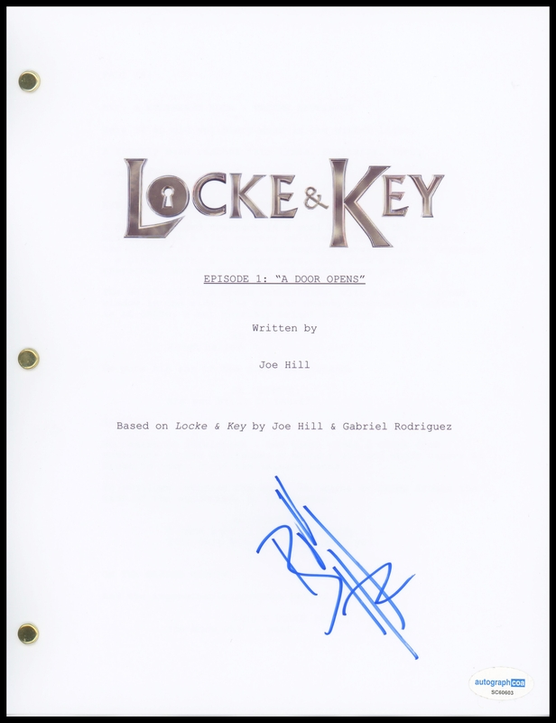 Item # 180888 - Bill Heck "Locke & Key" AUTOGRAPH Signed 'Rendell Locke' Pilot Script
