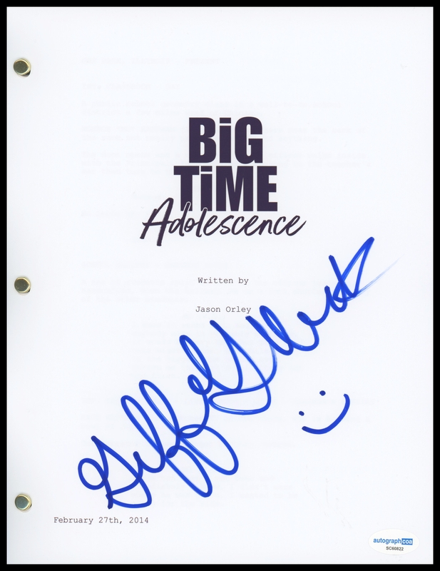 Item # 182791 - Griffin Gluck "Big Time Adolescence" AUTOGRAPH Signed Script Screenplay
