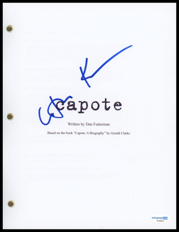 Item # 182793 - Catherine Keener "Capote" AUTOGRAPH Signed 'Nelle Harper Lee' Script Screenplay