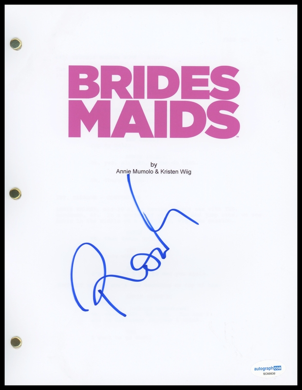 Item # 182799 - Rose Byrne "Bridesmaids" AUTOGRAPH Signed 'Helen' Full Script Screenplay