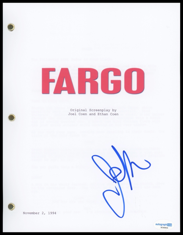 Item # 182803 - John Carroll Lynch "Fargo" AUTOGRAPH Signed 'Norm Gunderson' Script Screenplay